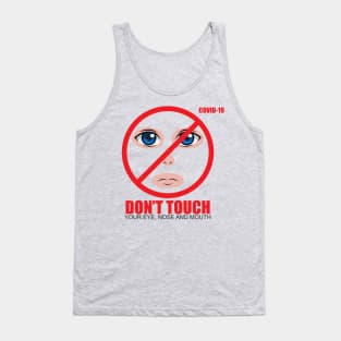 Stop Corona Covid 19 Don't Touch Tank Top